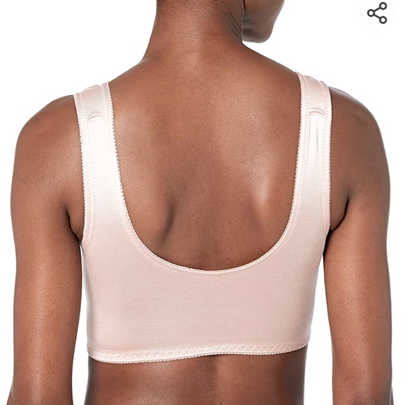 Rhonda Shear Women's Pin-Up Lace Leisure Cream Bra with Removable Pads - Picture 2 of 12